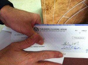 Mega Shock For Our Mega Prize A Real Check For $1,000,000! – PCH