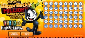 20 felix the cat pchlotto scratch card