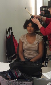 Real Sweepstakes Winner Natalie Getting Hair Done