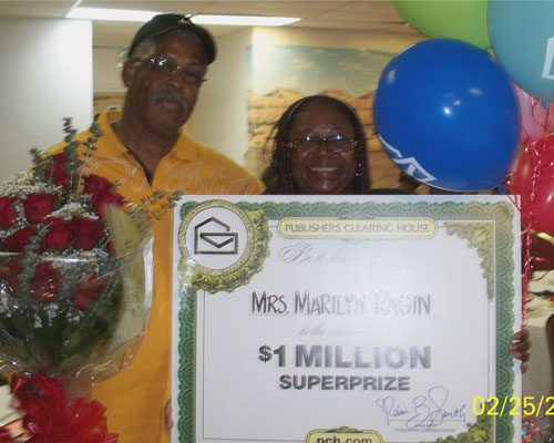 Sweepstakes Prizes Awarded by Publishers Clearing House Last Week