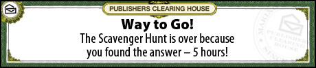 Scavenger Hunt Big Check