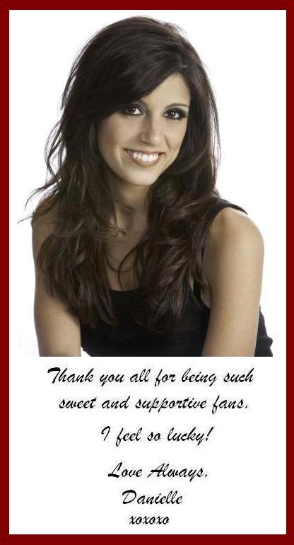 Thanks from Danielle Lam!