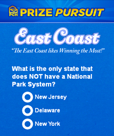 Prize Pursuit East Coast