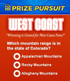 Prize Pursuit West Coast