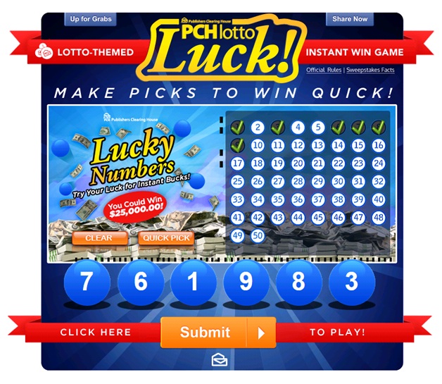 PCHlotto Luck Card