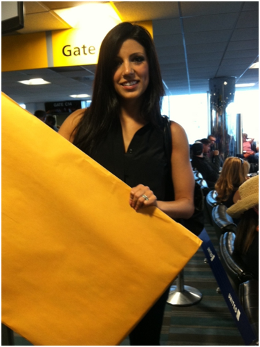 Danielle Lam travelling with the PCH Big Check