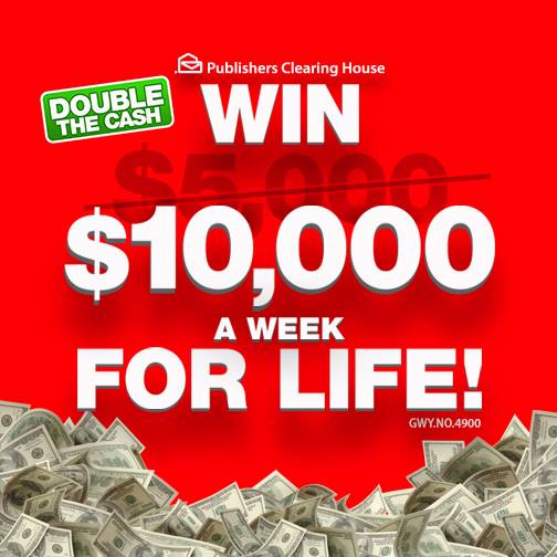 Win $10,000 A Week For Life