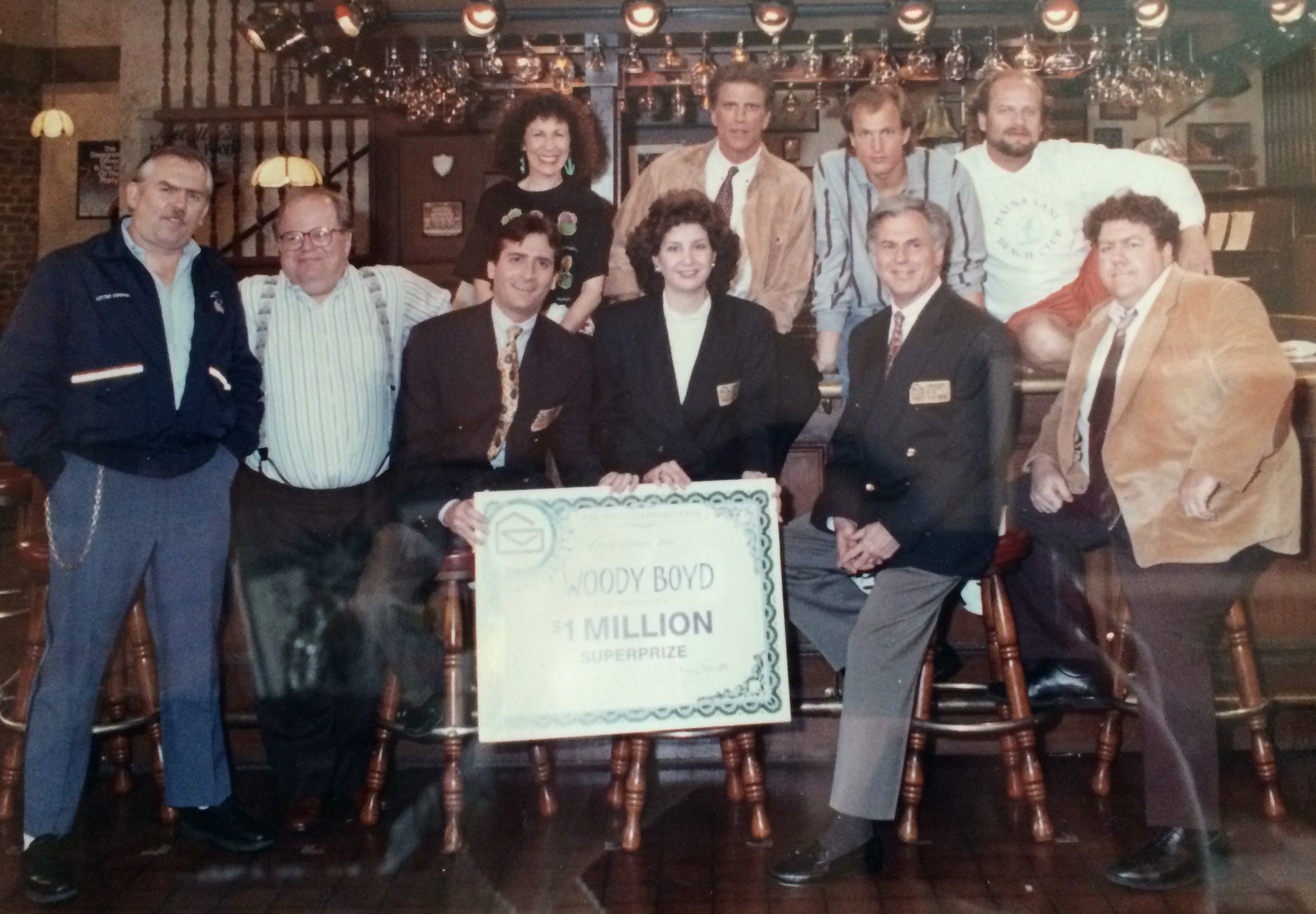 PCH Prize Patrol with the cast of Cheers