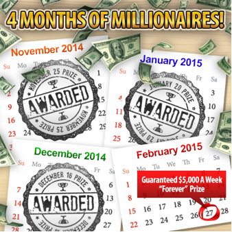 Months of Millionaires_Forever Prize