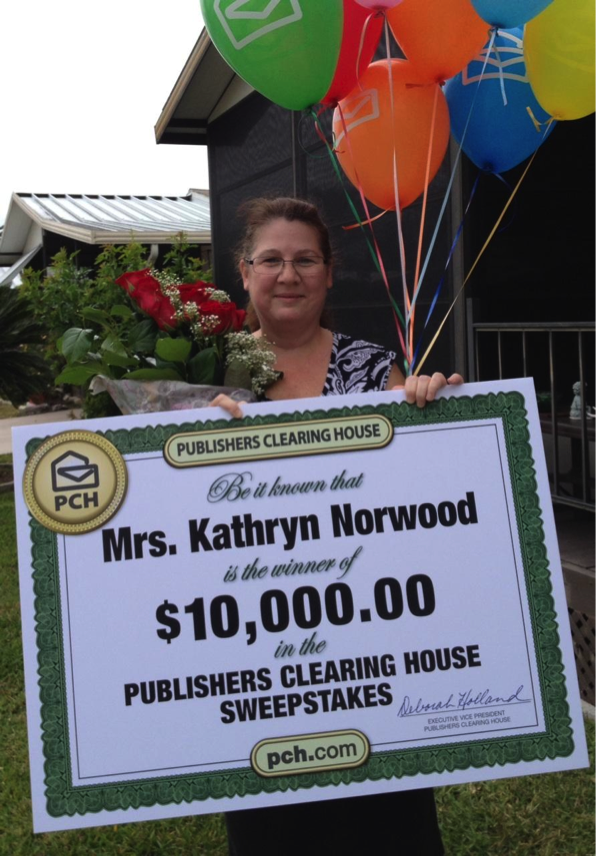 PCH Winner Kathryn Norwood