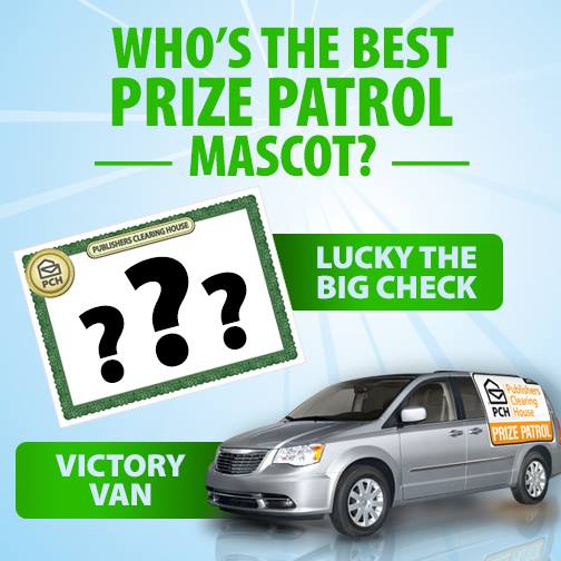 Prize Patrol Mascot