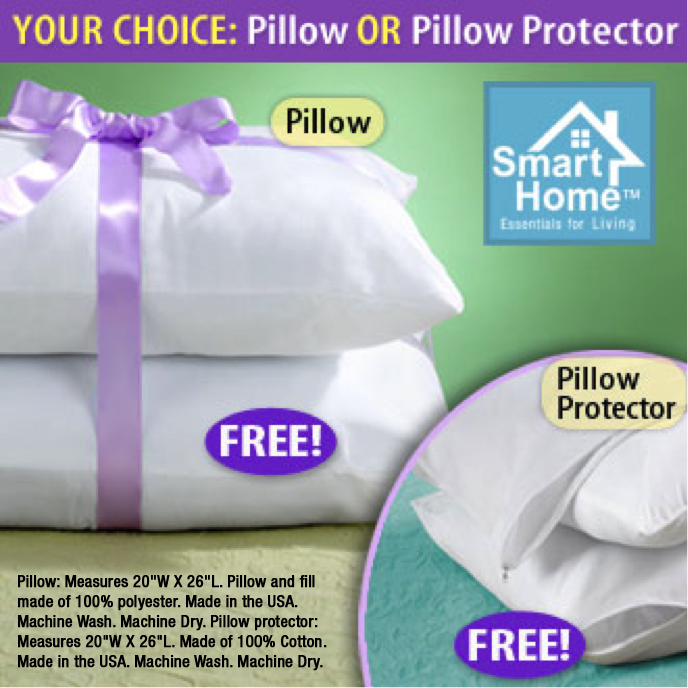 smart home super plush pillow