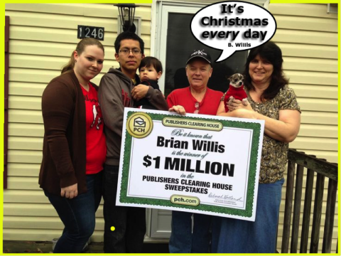 Brian Willis $1 Million Winner