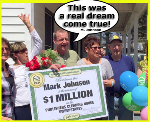 Mark Johnson $1 Million Winner