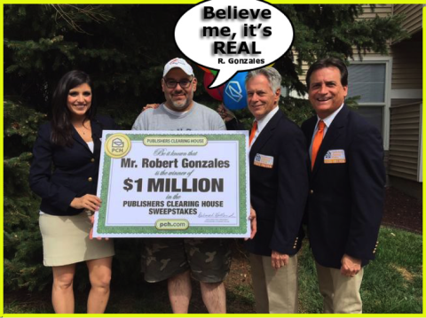 Robert Gonzalez $1 Million Winner