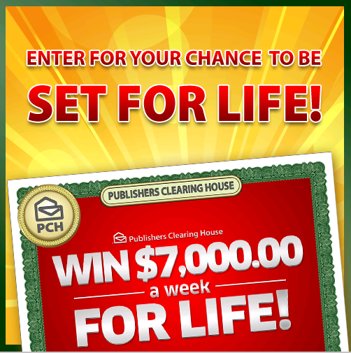 Win $7,000 A Week For Life