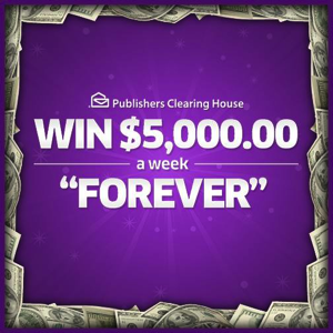 Win $5,000.00 A Week Forever