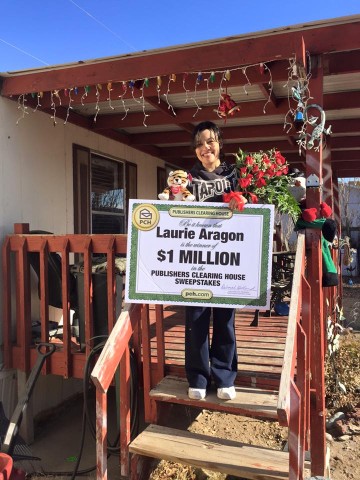 Laurie Aragon $1 Million Winner