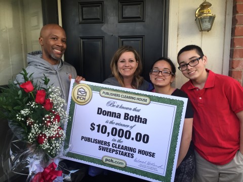 PCH Sweepstakes Winner dONNA botha
