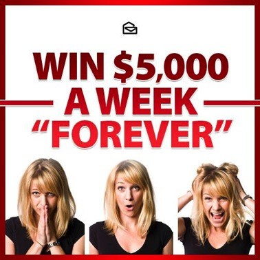 Win $5,000 A Week Forever
