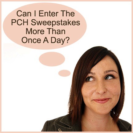 Can I enter the PCH Sweepstakes more than once a day