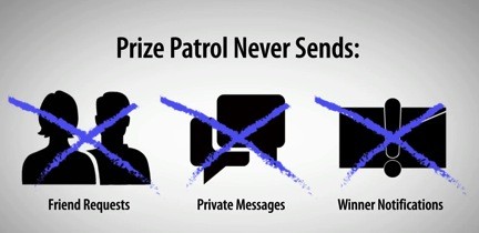 Beware of Prize Patrol Scammers