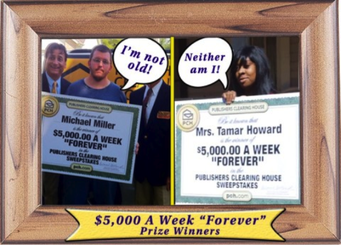 Young people win at Publishers Clearing House
