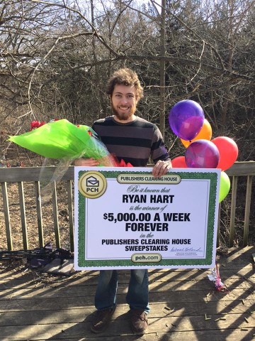 Sweepstakes Winner Ryan Hart