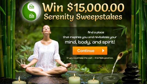 Serenity Sweepstakes