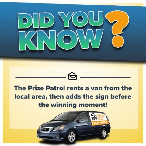 PCH Prize Patrol Van