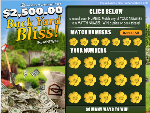 Win Instantly With PCH Scratch Cards