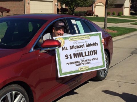 Publishers Clearing House SuperPrize Winner Mike Shields