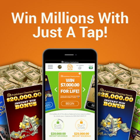 Millions On Tap With the PCH App!