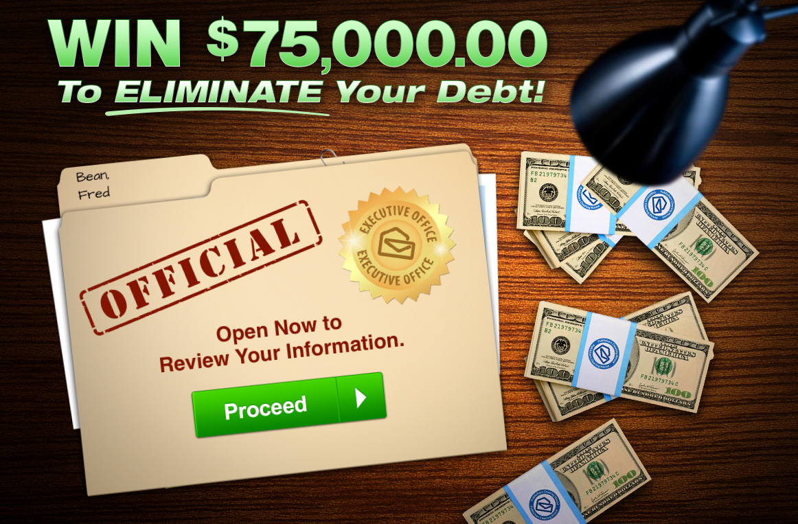 Enter To WIN THE CASH YOU NEED To Get Out From Under Debt!