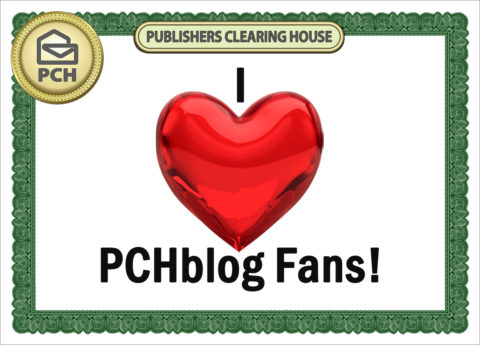 PCH Big Check On Valentine’s Day