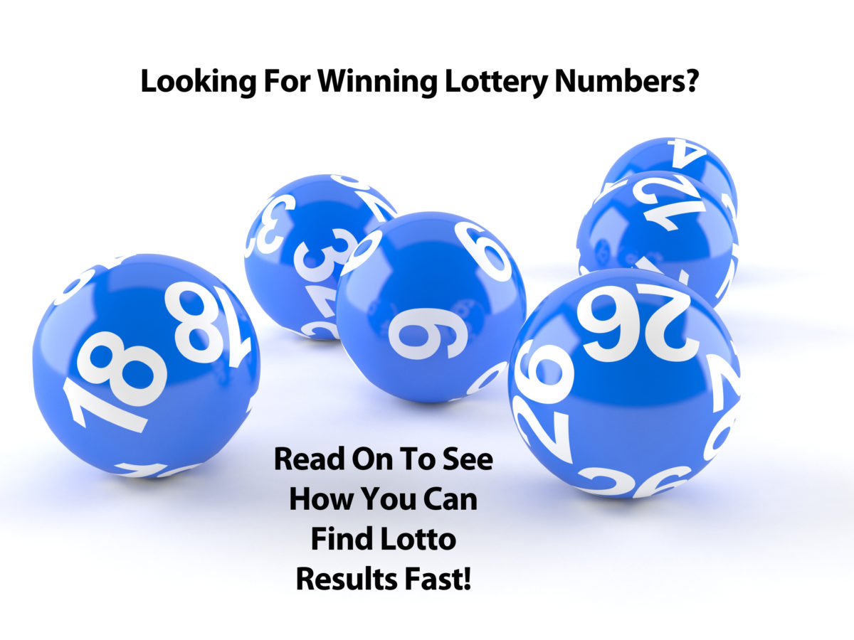 Looking For Winning Lottery Numbers?  Read this first!