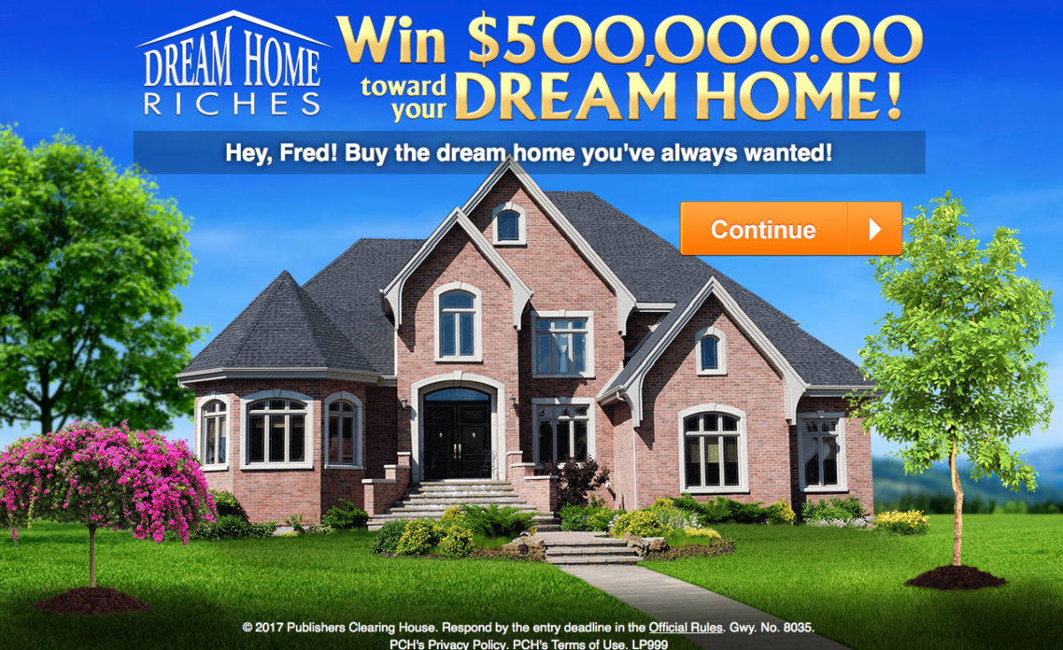 Sweepstakes: Win $500,000 toward your dream home