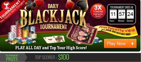 Have you played in today’s daily blackjack tournament?
