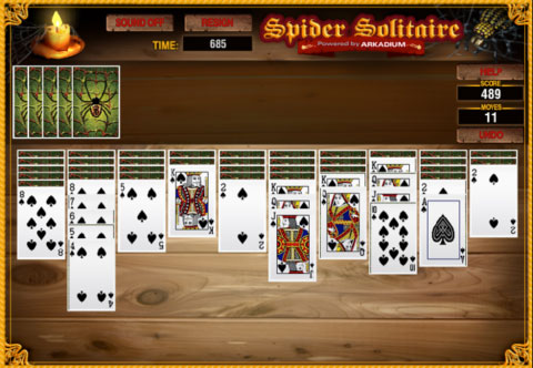 Play Spider Solitaire at PCH and Get Tokens!