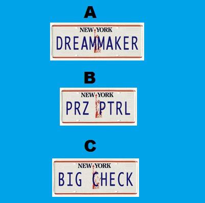 WIN A BRAND NEW CAR! Hey, What Would Your License Plate Say?