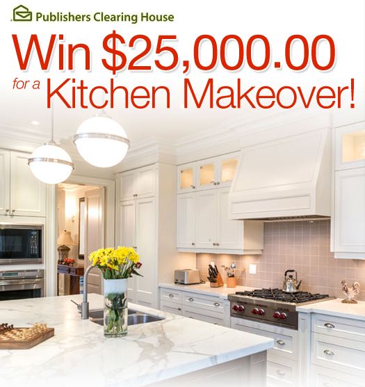 YOU Could Win Money Towards A Kitchen Makeover Contest With PCH!