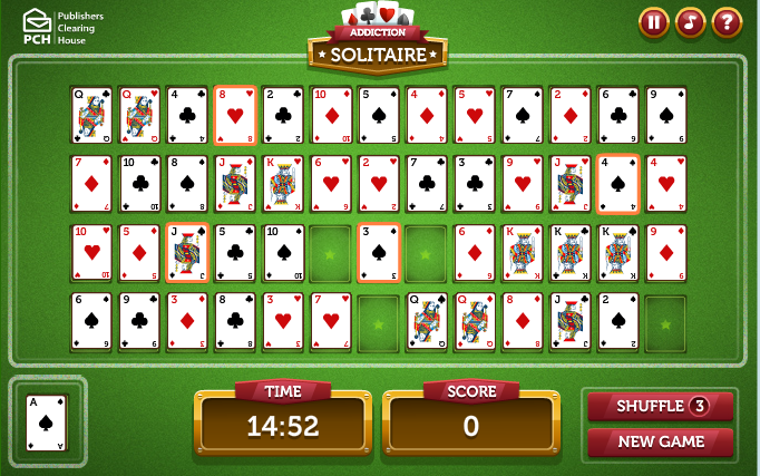 addiction solitaire without timer