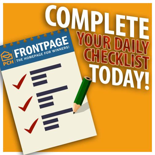 Complete Your Daily Checklist at PCHfrontpage Today