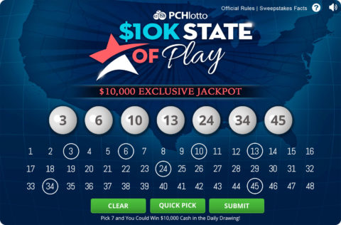 The New Lotto $10K “State of Play” Card: It Pays to Play Every Day!