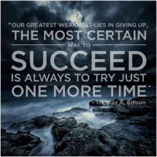 Motivational Monday: Success = Trying 1 More Time!