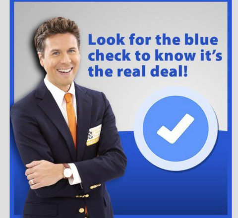 Look For The Blue Check Mark On PCH’s Social Media Pages!