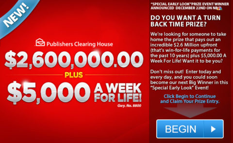 Would You Rather Win $1 Million Or The Turn Back Time Prize?
