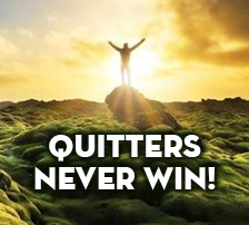 Prize Day Reminder: Quitters Never Win!
