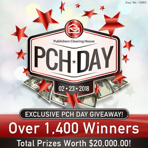 Exclusive PCH DAY GIVEAWAY