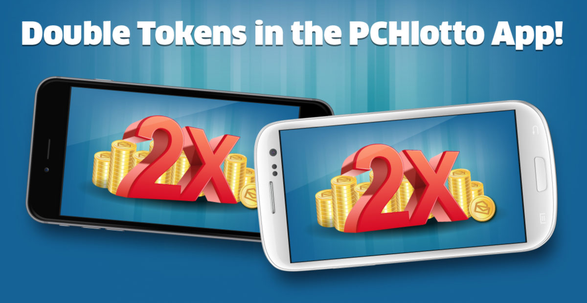 Score Double Tokens In The PCHlotto App!